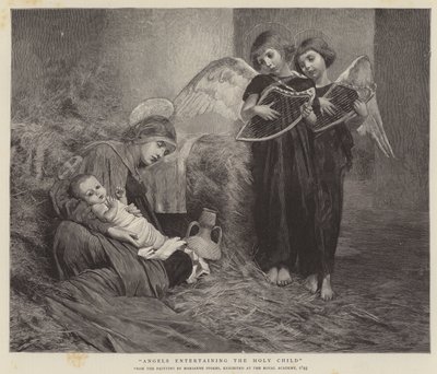 Angels Entertaining the Holy Child by Marianne Stokes